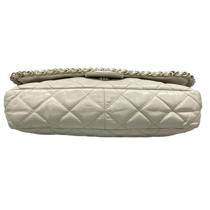 Chanel Shoulder Bag Chain Me/matelasse Ivory Chain Shoulder/matt Togo Old