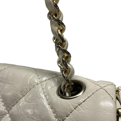 Chanel Shoulder Bag Chain Me/matelasse Ivory Chain Shoulder/matt Togo Old