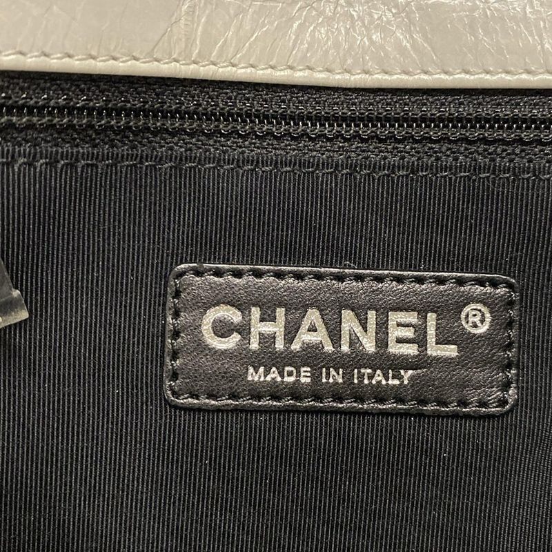 Chanel Shoulder Bag Chain Me/matelasse Ivory Chain Shoulder/matt Togo Old