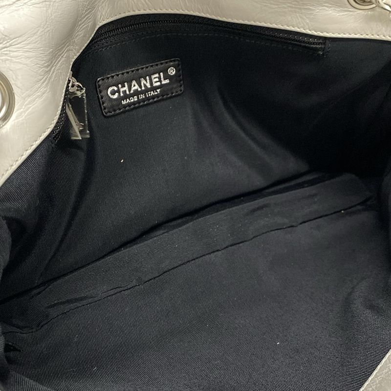 Chanel Shoulder Bag Chain Me/matelasse Ivory Chain Shoulder/matt Togo Old