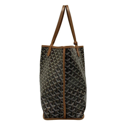 Goyard Tote Bag Ange PM Black And Brown Leather