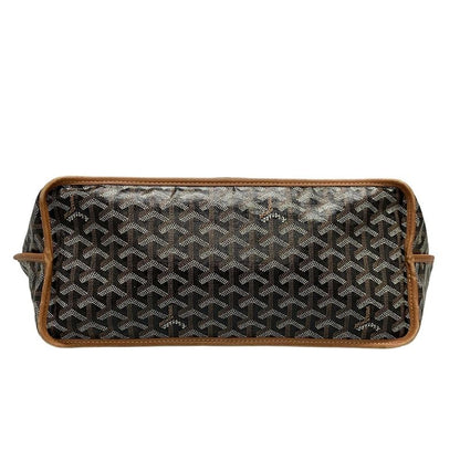 Goyard Tote Bag Ange PM Black And Brown Leather