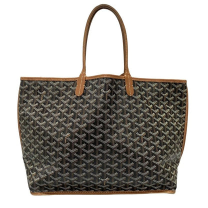 Goyard Tote Bag Ange PM Black And Brown Leather