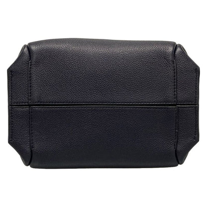 Loewe Flamenco Knot Tote Bag 32112t31 Dark Navy And Black Leather