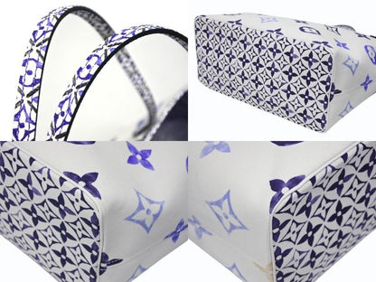 Louis Vuitton Neverfull GM Tote Bag Dubai Limited Monogram Canvas Blue — view 7