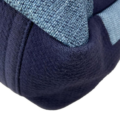 Chanel Tote Large Shopping Bag A57162 Light Blue X Navy Chain Shoulder / Silver