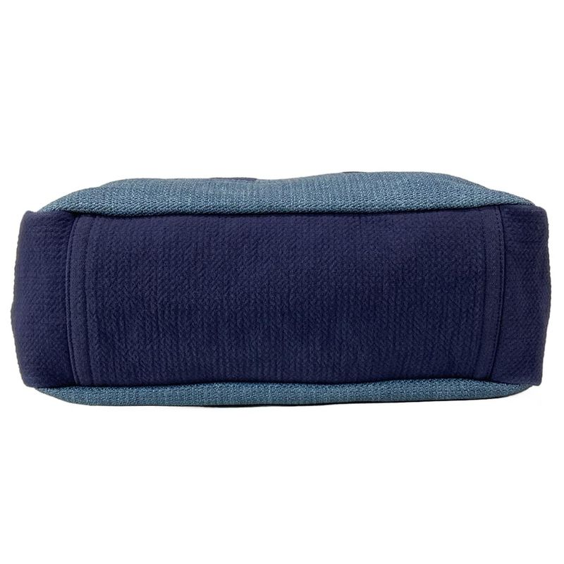 Chanel Tote Large Shopping Bag A57162 Light Blue X Navy Chain Shoulder / Silver