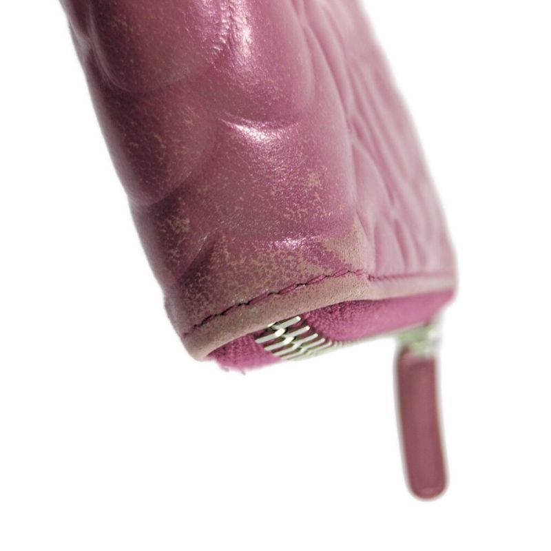 Chanel Camellia Round Zipper Long Wallet Pink/chanel Next-day Delivery- 595515