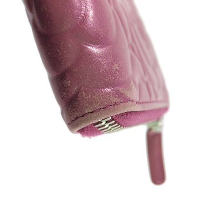 Chanel Camellia Round Zipper Long Wallet Pink/chanel Next-day Delivery- 595515