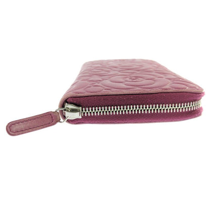Chanel Camellia Round Zipper Long Wallet Pink/chanel Next-day Delivery- 595515