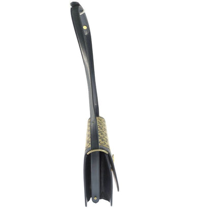 Celine C Canvas Stained Shoulder Bag / Black / Next Day Delivery Available []C