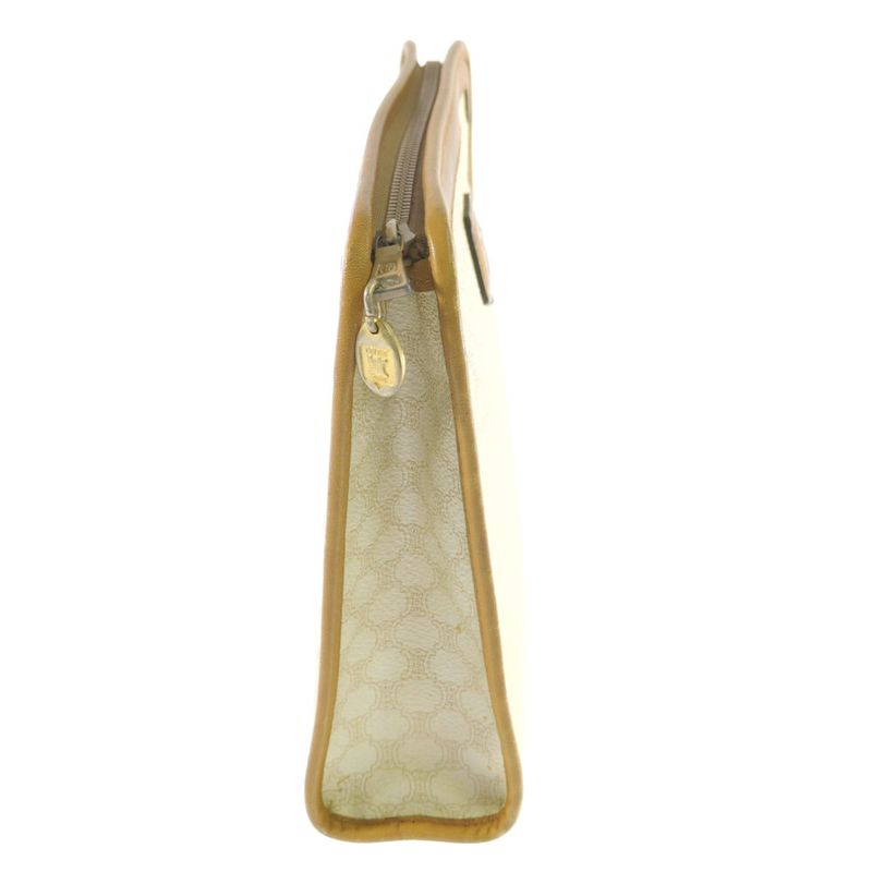 Celine Macadam Clutch Bag / Beige / Next Day Delivery Available []B [ladies] -
