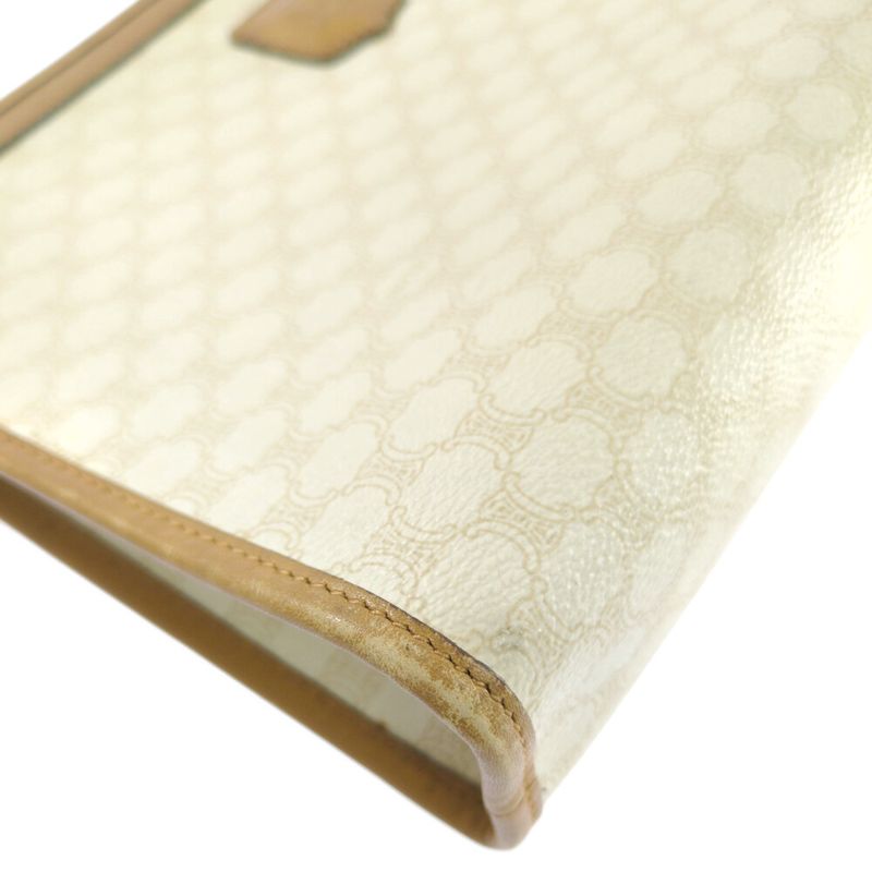 Celine Macadam Clutch Bag / Beige / Next Day Delivery Available []B [ladies] -