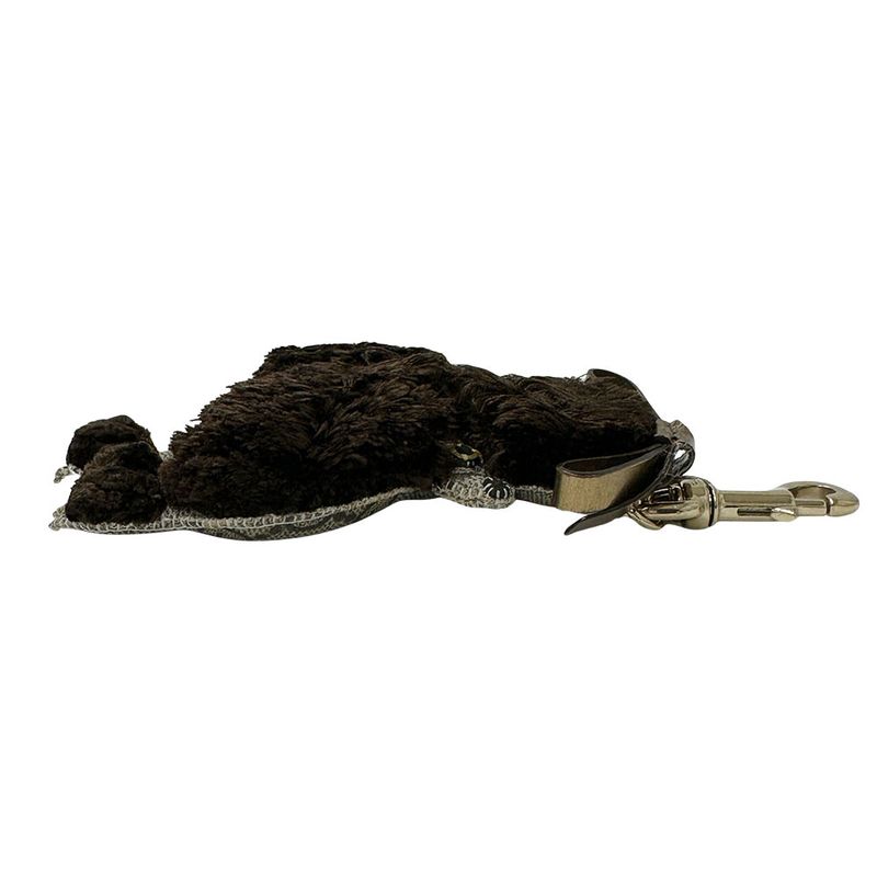 Gucci Key Holder Women Men Brand GG Plus Guccioli Standard Poodle Brown Cute