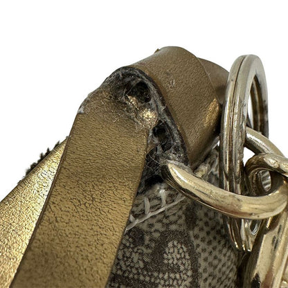 Gucci Key Holder Women Men Brand GG Plus Guccioli Standard Poodle Brown Cute