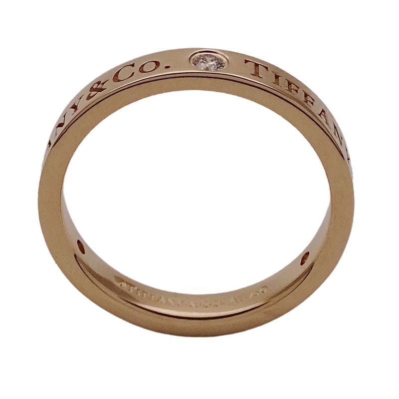Tiffany & Co Tiffany & Co Ring Ladies Brand Ring 750pg 3P Diamond T&CO Band