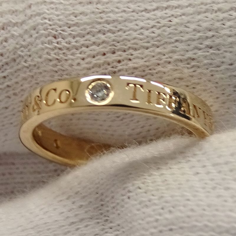 Tiffany & Co Tiffany & Co Ring Ladies Brand Ring 750pg 3P Diamond T&CO Band
