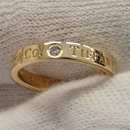 Tiffany & Co Tiffany & Co Ring Ladies Brand Ring 750pg 3P Diamond T&CO Band