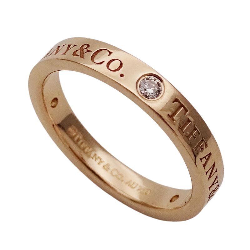 Tiffany & Co Tiffany & Co Ring Ladies Brand Ring 750pg 3P Diamond T&CO Band