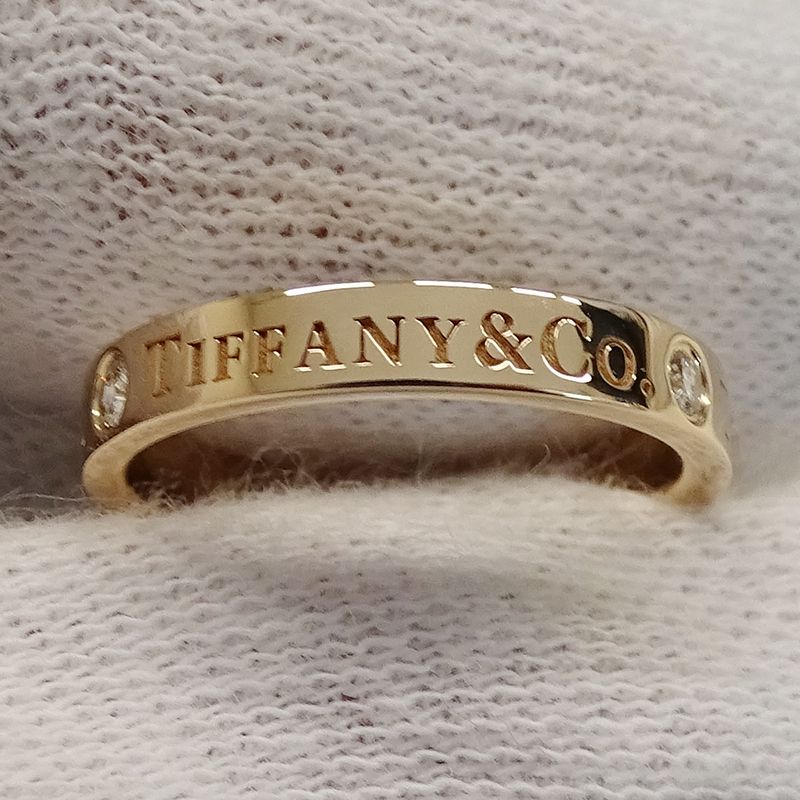 Tiffany & Co Tiffany & Co Ring Ladies Brand Ring 750pg 3P Diamond T&CO Band