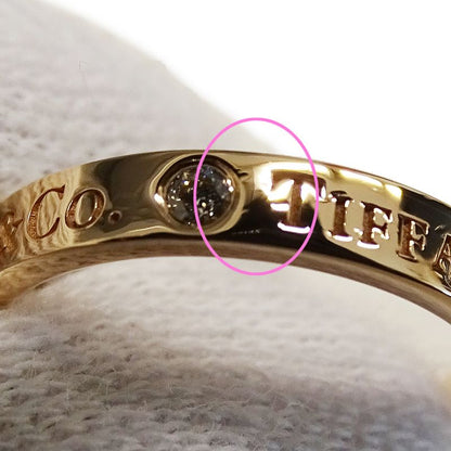 Tiffany & Co Tiffany & Co Ring Ladies Brand Ring 750pg 3P Diamond T&CO Band