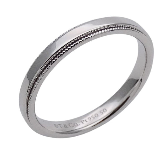 Tiffany & Co Tiffany & Co Ring Ladies Men's Brand Ring Pt950 Together Millegrain