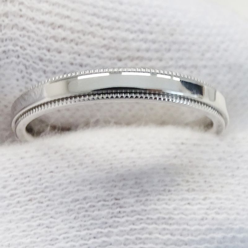 Tiffany & Co Tiffany & Co Ring Ladies Men's Brand Ring Pt950 Together Millegrain