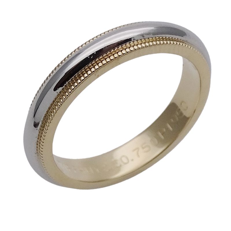 Tiffany & Co Tiffany & Co Ring Ladies Men's Brand Ring Pt950 750yg Together