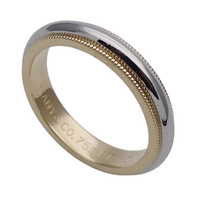 Tiffany & Co Tiffany & Co Ring Ladies Men's Brand Ring Pt950 750yg Together