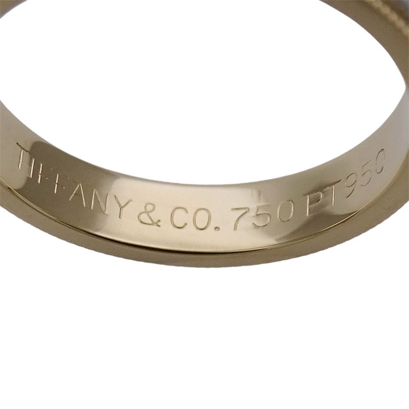 Tiffany & Co Tiffany & Co Ring Ladies Men's Brand Ring Pt950 750yg Together