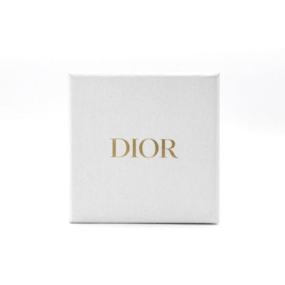 Christian Dior Clair D LUNE Necklace Pendant Choker Gold CD Logo Rhinestone