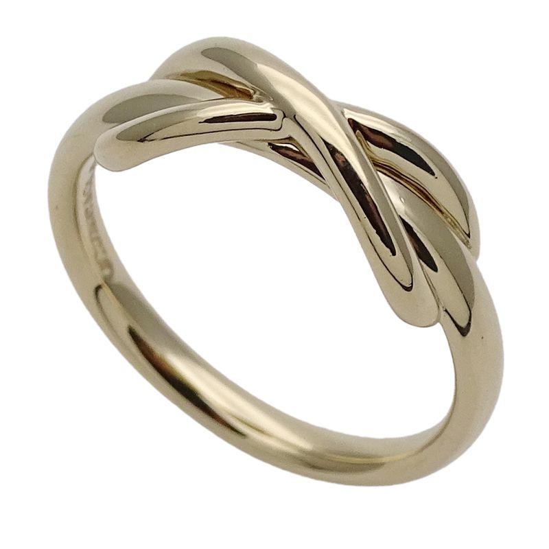 Tiffany & Co Tiffany & Co Ring Ladies Brand Ring 750yg Infinity Yellow Gold