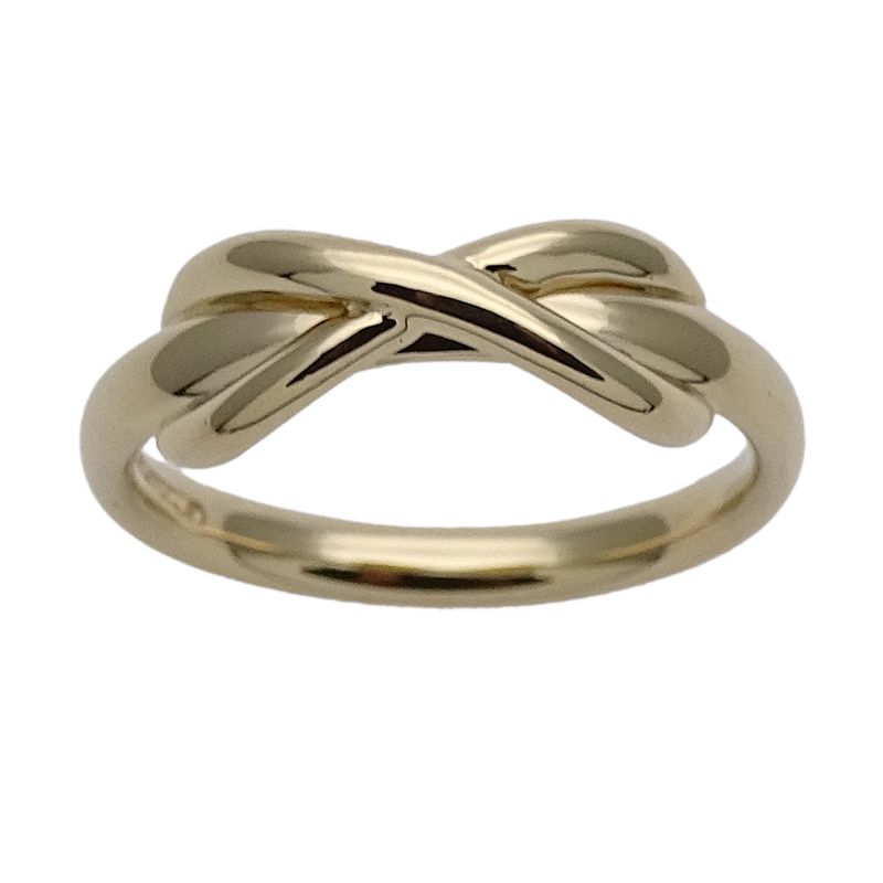 Tiffany & Co Tiffany & Co Ring Ladies Brand Ring 750yg Infinity Yellow Gold