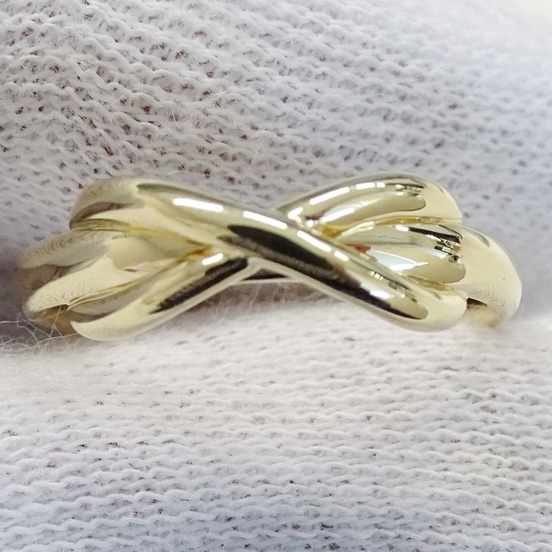 Tiffany & Co Tiffany & Co Ring Ladies Brand Ring 750yg Infinity Yellow Gold