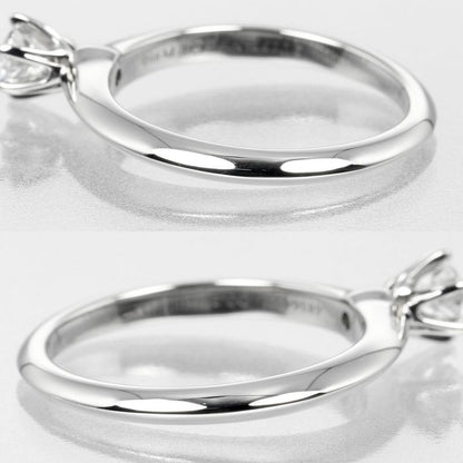 Tiffany & Co Solitaire 0.24ct Vs1/f/3ex Pt950platinum × Diamond #9 Ladies 3.59g
