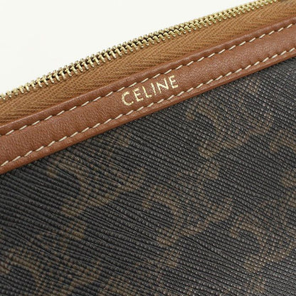 Celine Chain Clutch Triomphe Canvas 10e382cbx.04lu Crossbody Shoulder Bag