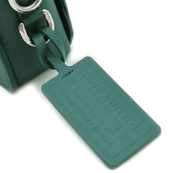 Louis Vuitton Shoulder Bag Fastline Wearable Wallet Calf Evergreen Silver