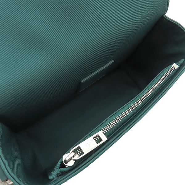 Louis Vuitton Shoulder Bag Fastline Wearable Wallet Calf Evergreen Silver