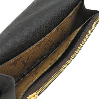 Louis Vuitton Long Wallet Portefeuille Emily Monogram Canvas Monogram Reverse