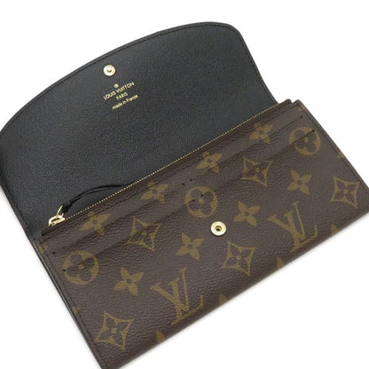 Louis Vuitton Long Wallet Portefeuille Emily Monogram Canvas Monogram Reverse