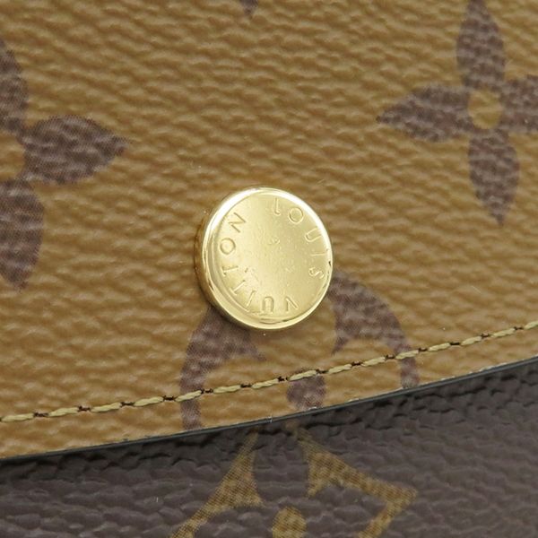 Louis Vuitton Long Wallet Portefeuille Emily Monogram Canvas Monogram Reverse