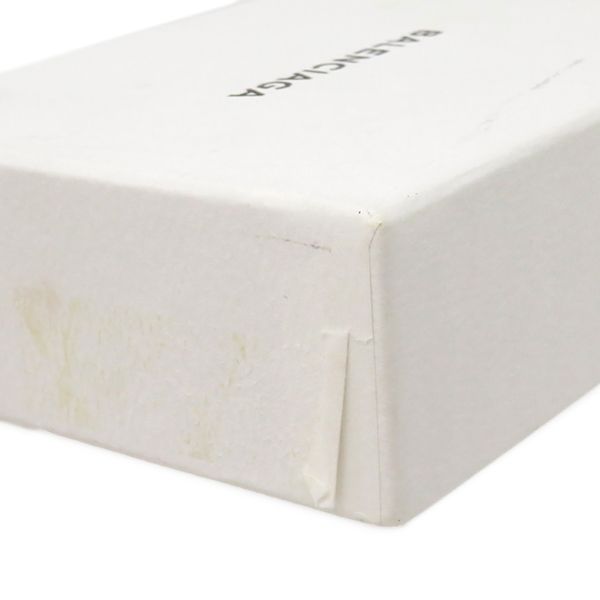 Balenciaga Trifold Wallet Paper Mini Wallet Leather Pink Silver Hardware