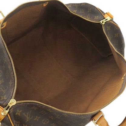 Louis Vuitton Boston Bag Keepall Bandouliere 55 Monogram Canvas Monogram Gold
