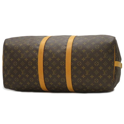 Louis Vuitton Boston Bag Keepall Bandouliere 55 Monogram Canvas Monogram Gold