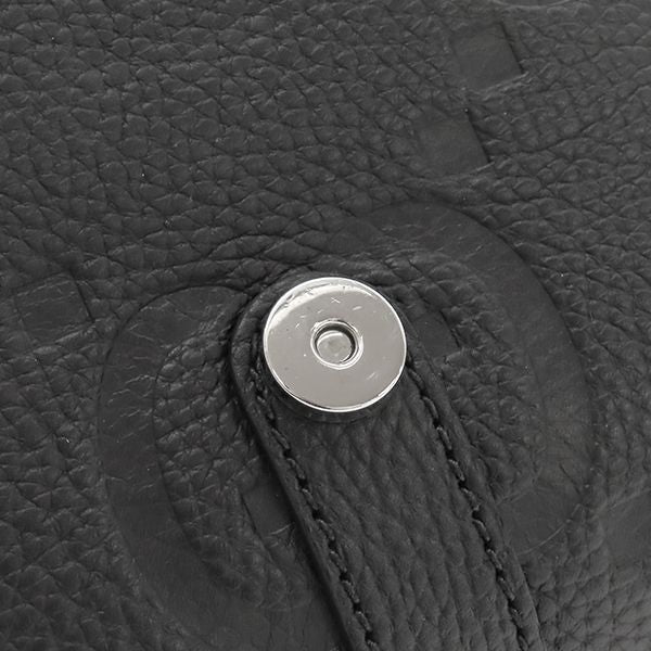 Gucci Shoulder Bag Jumbo GG Small Messenger Bag Leather Black Silver Hardware