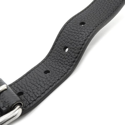 Gucci Shoulder Bag Jumbo GG Small Messenger Bag Leather Black Silver Hardware