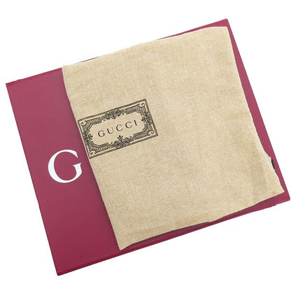 Gucci Shoulder Bag Jumbo GG Small Messenger Bag Leather Black Silver Hardware