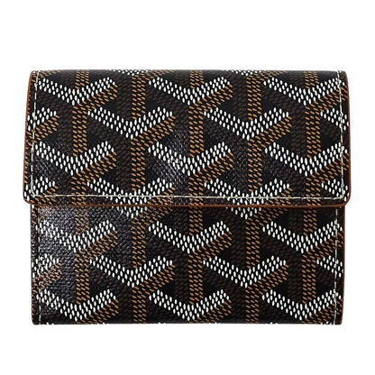 Goyard Wallet Women Men Brand Coin Case Marigny Noir Black Mini Wallet Stylish