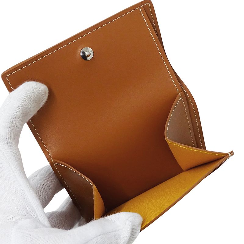 Goyard Wallet Women Men Brand Coin Case Marigny Noir Black Mini Wallet Stylish