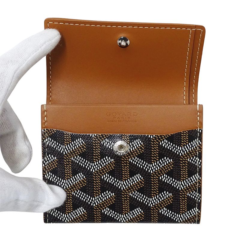 Goyard Wallet Women Men Brand Coin Case Marigny Noir Black Mini Wallet Stylish